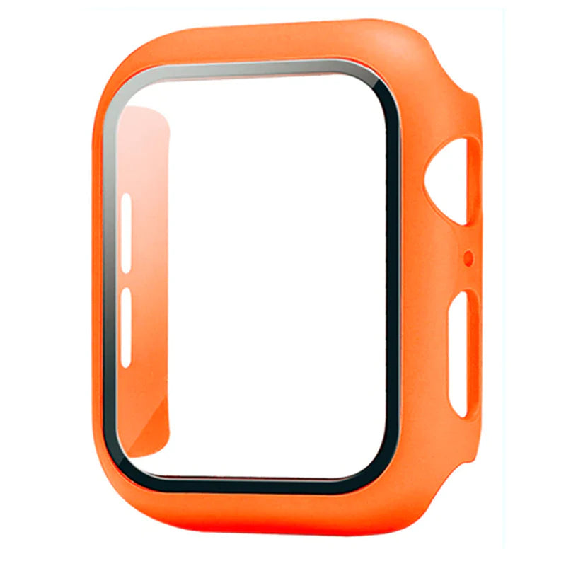 Glass+Cover for Apple Watch Case 8 7 6 SE 5 3 Iwatch Accessorie Screen Protector Apple Watch Serie 45Mm 41Mm 44Mm 40Mm 42Mm 38Mm