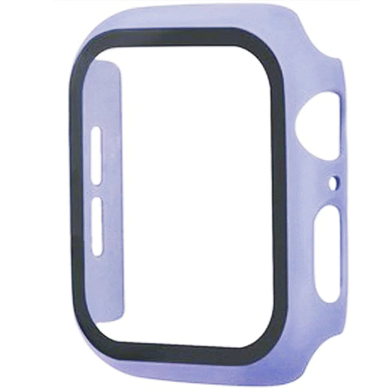 Glass+Cover for Apple Watch Case 8 7 6 SE 5 3 Iwatch Accessorie Screen Protector Apple Watch Serie 45Mm 41Mm 44Mm 40Mm 42Mm 38Mm