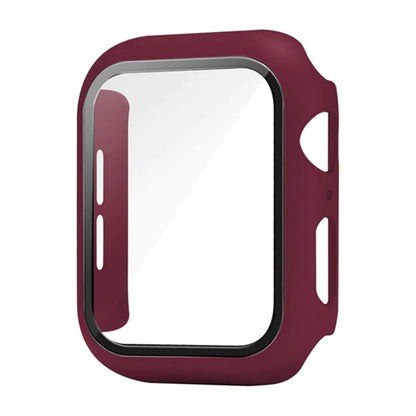 Glass+Cover for Apple Watch Case 8 7 6 SE 5 3 Iwatch Accessorie Screen Protector Apple Watch Serie 45Mm 41Mm 44Mm 40Mm 42Mm 38Mm